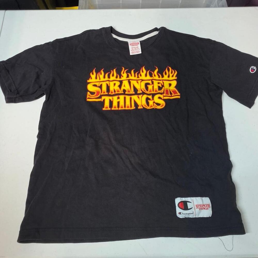 Champion stranger things flame logo